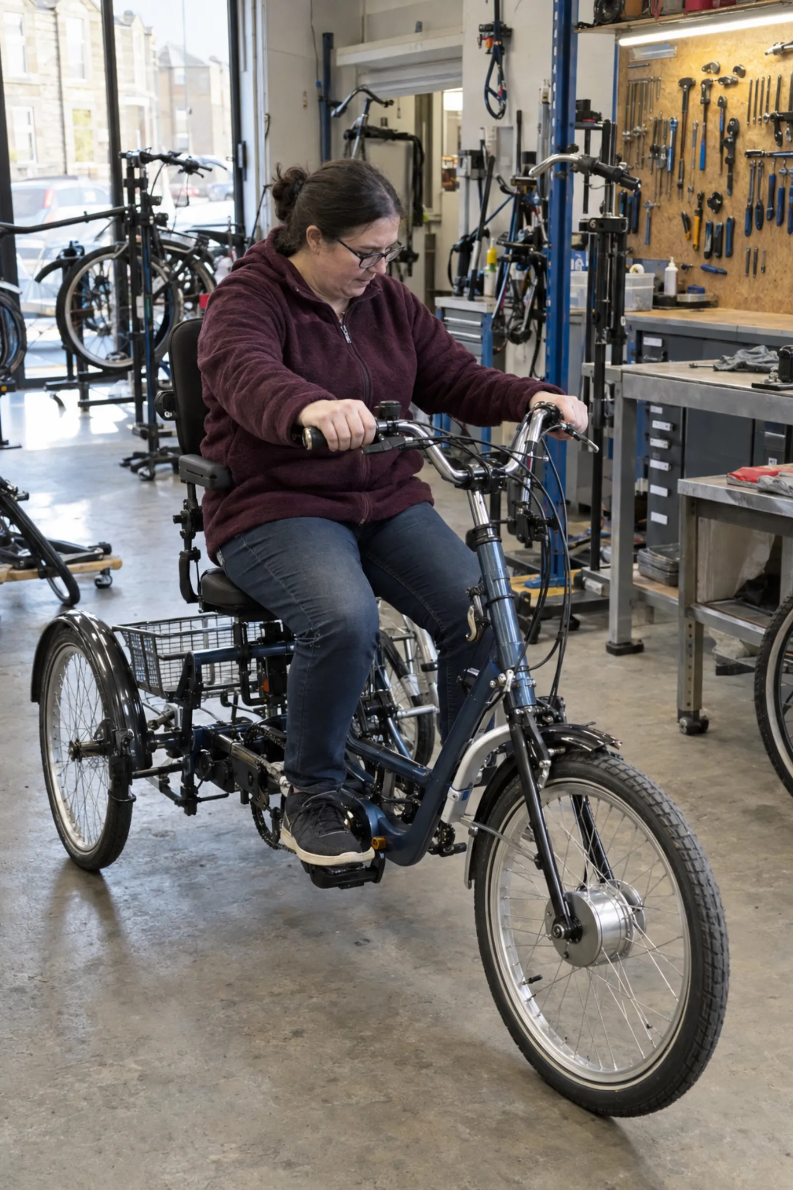 children’s trike, to come from the planned adaptive photoshoot