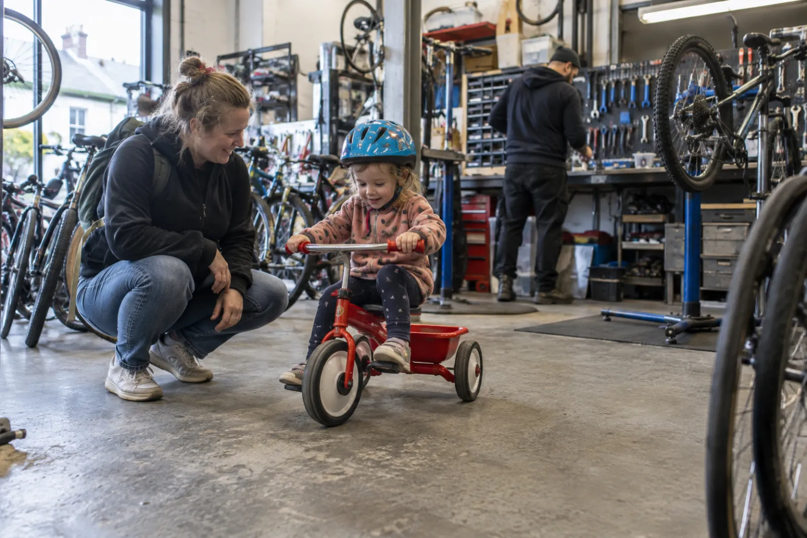 young rider on a trike (with consent)