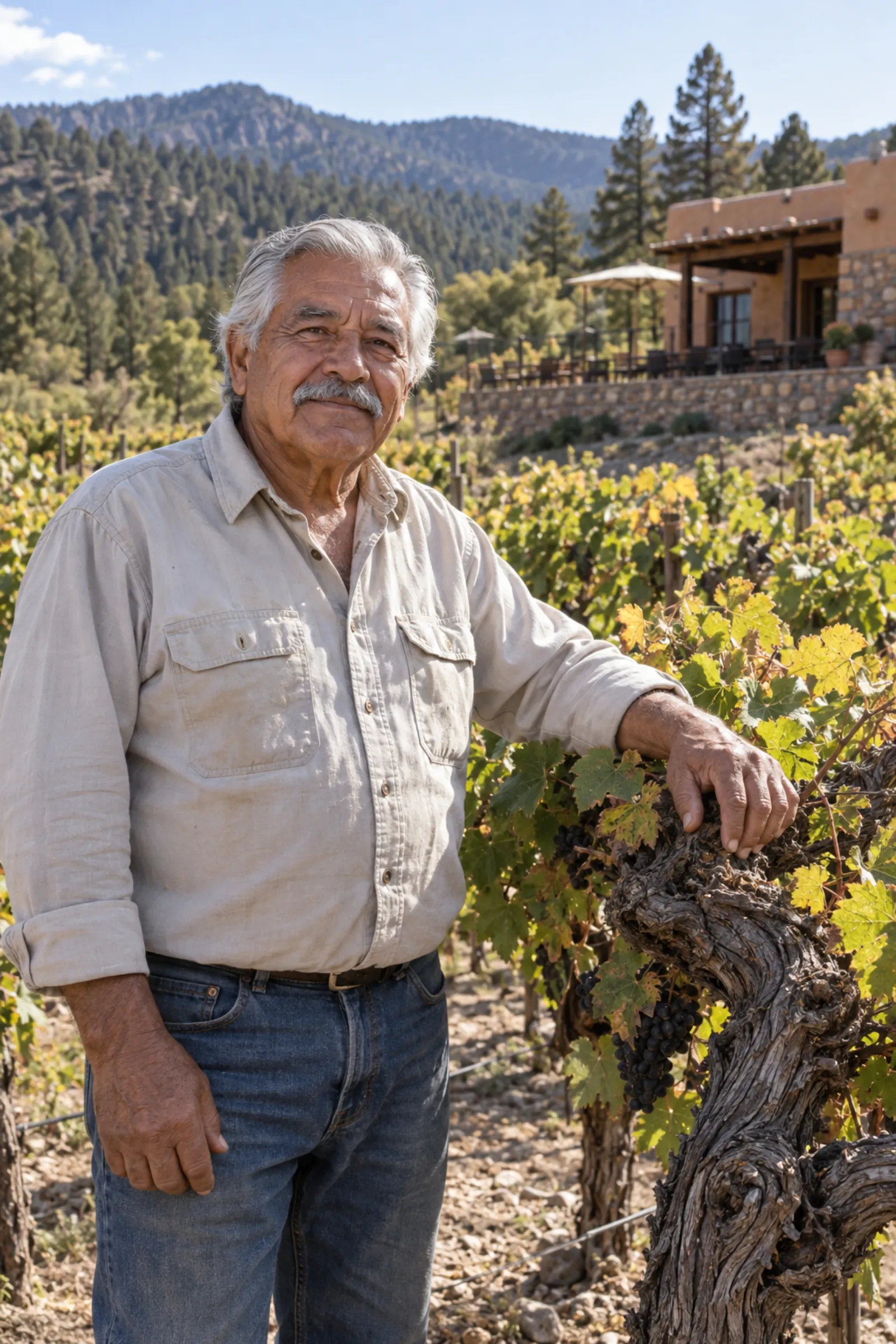 Camila in the tasting room